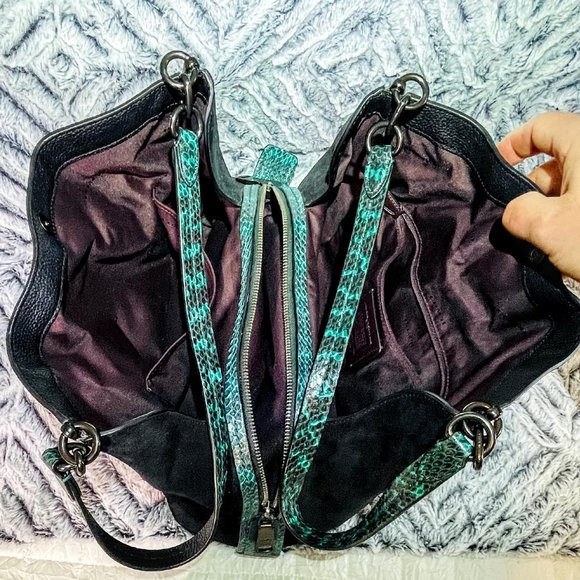 EUC - COACH DALTON 31 WITH COLORBLOCK & SNAKESKIN DETAIL (89076) - Picture 14 of 14